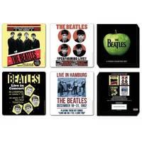 The Beatles 1962 Anniversary 4 Piece Coaster Set.