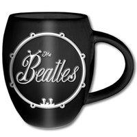 the beatles drum logo sculptured mug