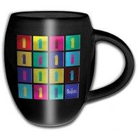 the beatles 1 album tiled design black coffee boxed gift oval tea mug  ...
