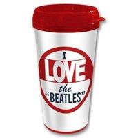 The Beatles I Love The Beatles Travel Mug.