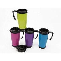 Thermal Insulated Travel Drinking Mug Cup Drinks Coffee Hot Flask Removable Lid