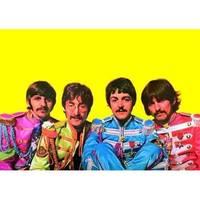 The Beatles Sgt Pepper Portrait Postcard.