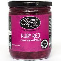 the cultured food company ruby red raw sauerkraut 400g