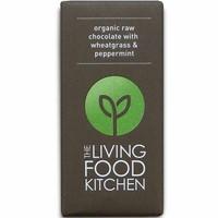 The Living Food Kitchen Wheatgrass & Peppermint Raw Chocolate (25g)