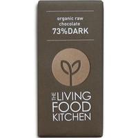 the living food kitchen 73 dark raw chocolate 25g