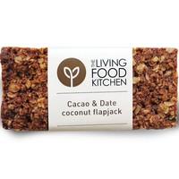 The Living Food Kitchen Cacao & Date Coconut Flapjack (60g)