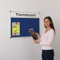 THEMEBOARD OPEN NOTICEBOARD - 1200 x 1800MM (HXW) - BLUE