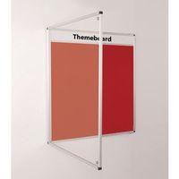 THEMEBOARD TAMPERPROOF NOTICEBOARD - 900 x 600MM (HXW) - RED