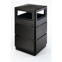 THREE-TIER WASTE CONTAINER WITH DOME LID