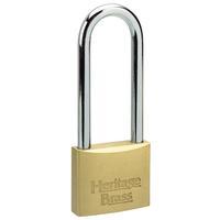 The Heritage Brass Long Shackle Padlock 40mm