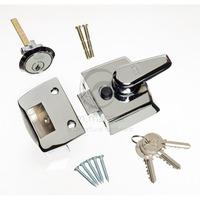 The ERA Replacement Front Door Lock 40mm in Polished Chrome Finish