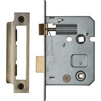 The York Bathroom/Privacy Lock 78mm in Antique Finish