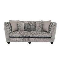 the hollywood collection marilyn 3 seater fabric sofa