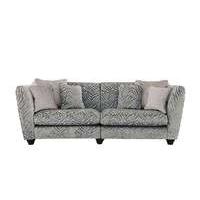 the hollywood collection marilyn 4 seater fabric sofa