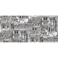 Thibaut Wallpapers Palazzo Black and White, T35172