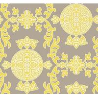 Thibaut Wallpapers Halie Grey and Lemon, T36115