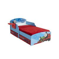 Thomas the Tank Engine Toddler Bed with Storage and Shelf - 2014 Design