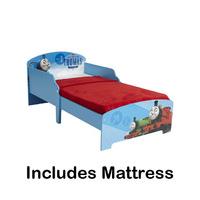 Thomas the Tank Engine Toddler Bed + Deluxe Foam Mattress