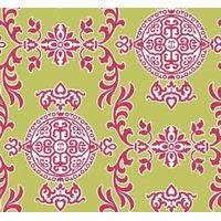 Thibaut Wallpapers Halie Green and Raspberry, T36112