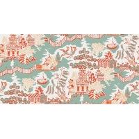 Thibaut Wallpapers Luzon Aqua and Coral, T36107