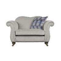 The Derwent Collection Cavendish Fabric Snuggler Armchair