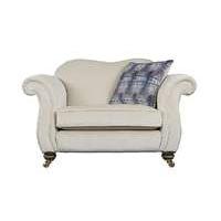 The Derwent Collection Cavendish Fabric Snuggler Armchair