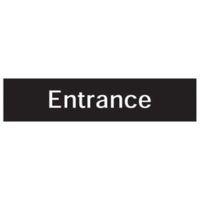 The House Nameplate Company PVC Self Adhesive Entrance Sign (H)50mm (W)225mm