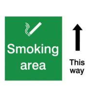 The House Nameplate Company PVC Self Adhesive No Smoking Sign (H)200mm (W)150mm