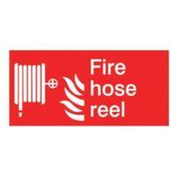 The House Nameplate Company PVC Self Adhesive Fire Hose Reel Sign (H)150mm (W)200mm