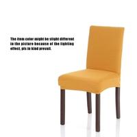 Thick Knit Stretch Removable Washable Dining Chair Cover Polyester Spandex Seats Slipcover for Wedding Party Hotel Dining Room Ceremony