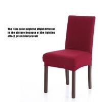 thick knit stretch removable washable dining chair cover polyester spa ...