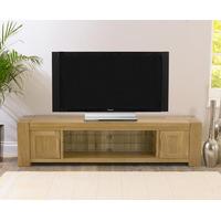 thames 180cm oak tv unit