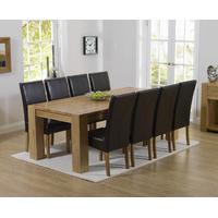 Thames 220cm Oak Dining Table with Rustique Chairs