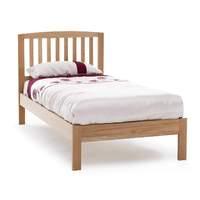 thornton oak wooden bed frame single