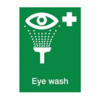 The House Nameplate Company PVC Self Adhesive Eye Wash Sign (H)200mm (W)150mm