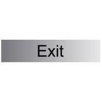 The House Nameplate Company PVC Self Adhesive Exit Sign (H)50mm (W)225mm