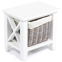 The Wicker Merchant 1 Basket Cabinet with Cotton Linings