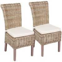 the wicker merchant wicker chair with cushion pair