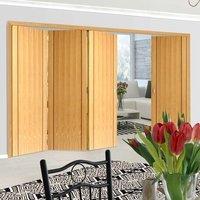 Thrufold Chartwell Oak 3+1 Folding Door - Prefinished