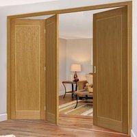 Thrufold Diana Oak 2+1 Folding Door - Prefinished