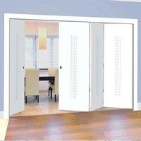 Thrufold Criterion White 3+1 Folding Door