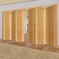 Thrufold Ceylon Oak 3+3 Folding Door - Prefinished