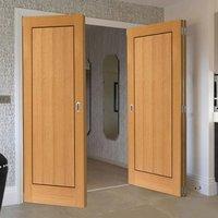 Thrufold Clementine Oak 2+1 Folding Door - Prefinished