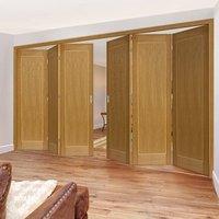 Thrufold Diana Oak 3+3 Folding Door - Prefinished