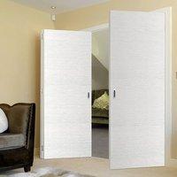 thrufold ripple white 21 folding door