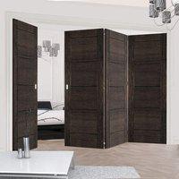 thrufold montreal dark grey ash 31 folding door prefinished