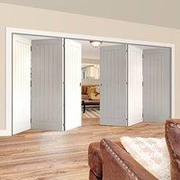 Thrufold Ely 3+3 Folding Door - White Primed