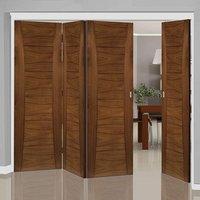 thrufold pamplona walnut 31 folding door prefinished