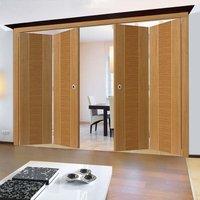 Thrufold Venus Oak 2+2 Folding Door - Prefinished