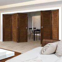 thrufold pamplona walnut 32 folding door prefinished